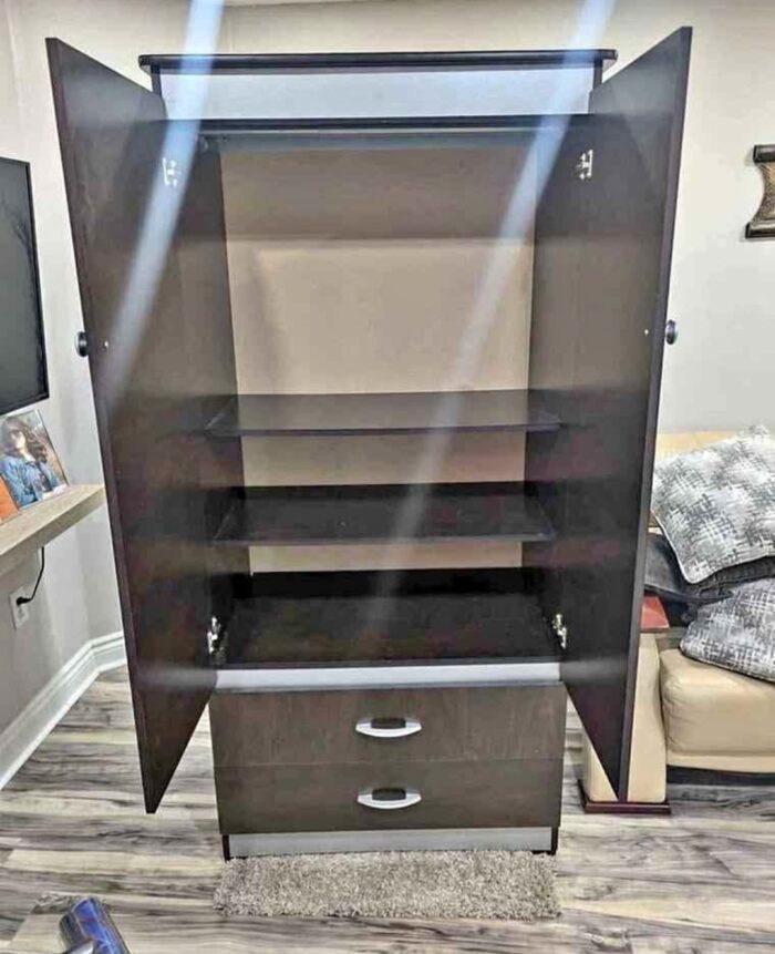 Wooden Assembled Wardrobe 107
