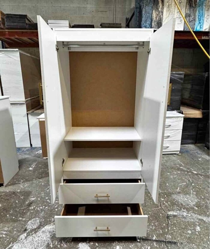 Wooden Assembled Wardrobe 110