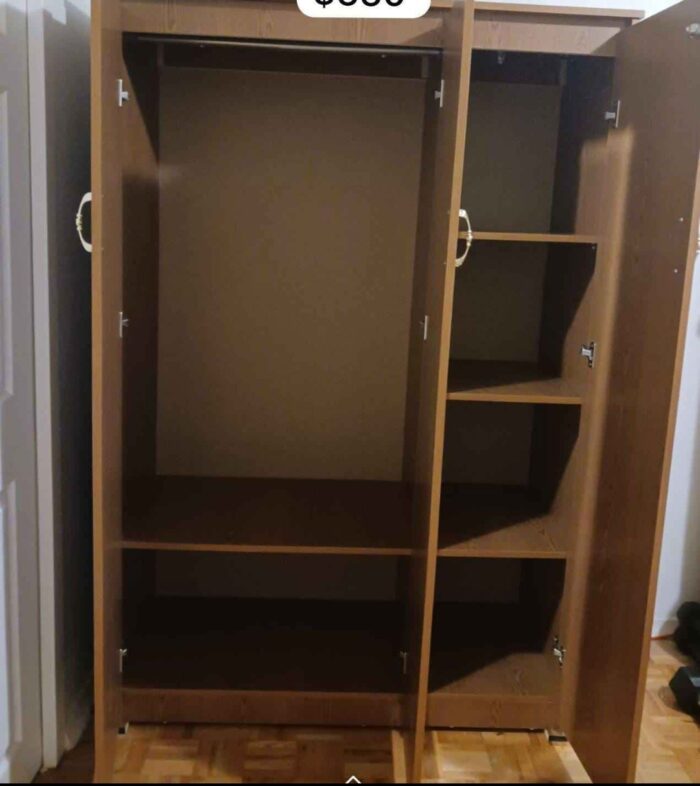 Wooden Assembled Wardrobe 122