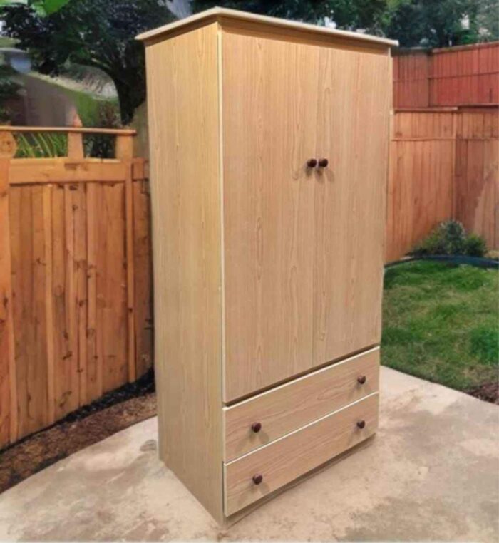 Wooden Assembled Wardrobe 17